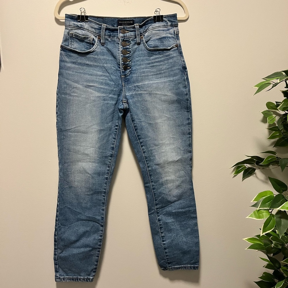 Lucky Brand Ava mid-rise crop jeans